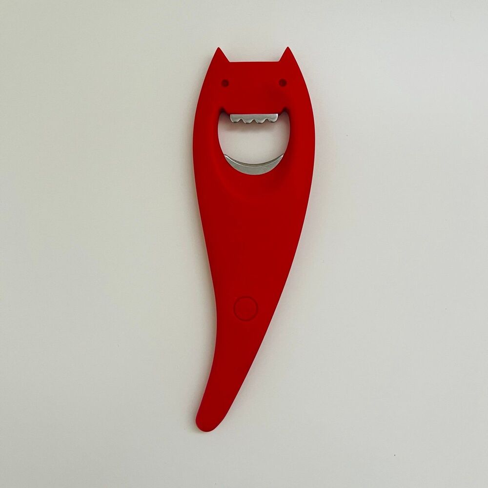 A di ALESSI Diabolix Bottle Opener, Red